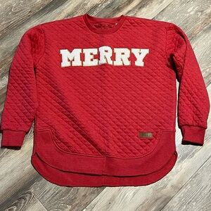 🎄LIKE NEW Royce “Merry” Christmas Quilted Sweatshirt🎄